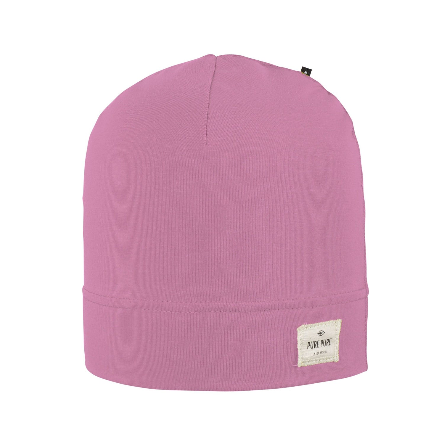Weiche Beanie Mütze aus Bio-Baumwolle, rosa von Pure Pure für Mädchen und Jungen . 