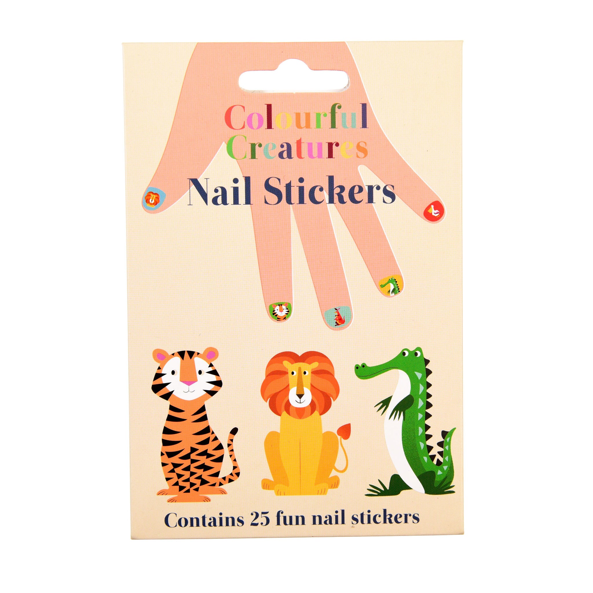 Rex London - Kinder Nagelsticker Safari Tiere