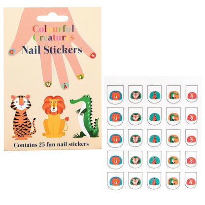 Rex London - Kinder Nagelsticker Safari Tiere