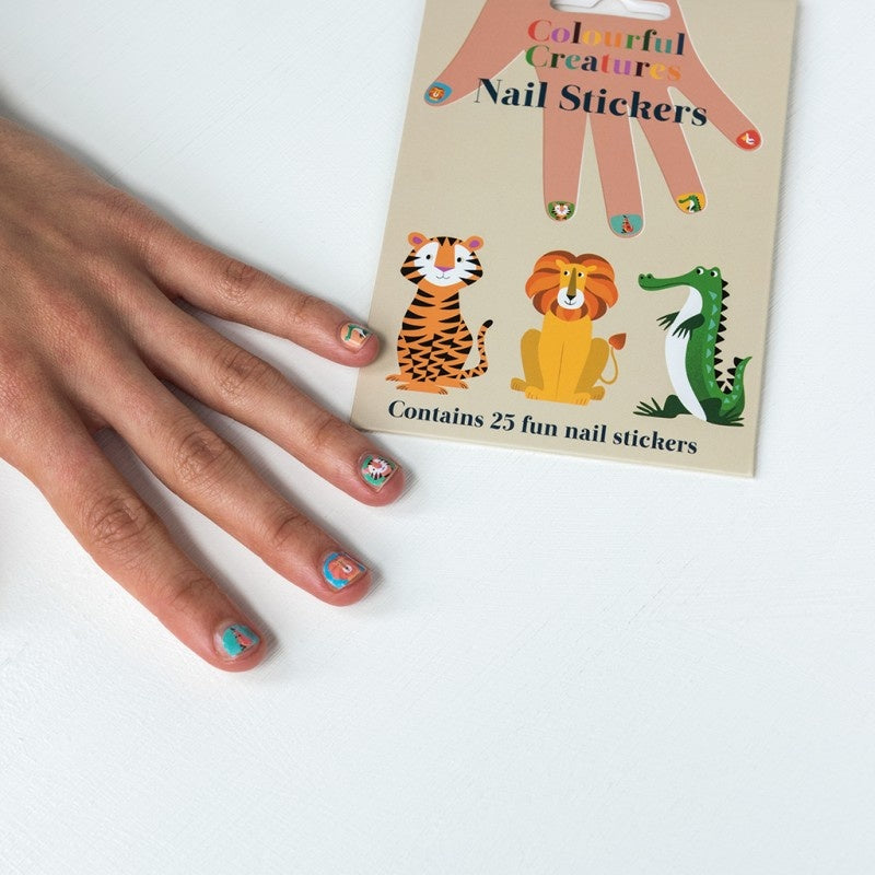 Rex London - Kinder Nagelsticker Safari Tiere